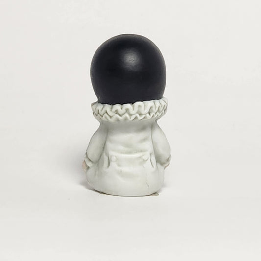 Enesco - Pierrot Clown with Flower Porcelain Figurine