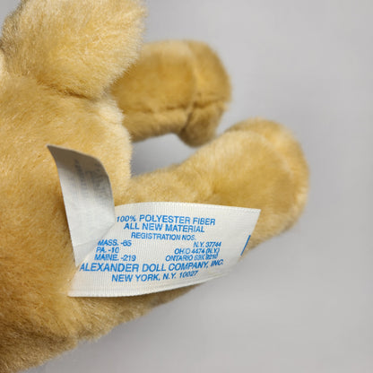 Madame Alexander - Hug Me Teddy Sleepy Eye Plush Doll 1999