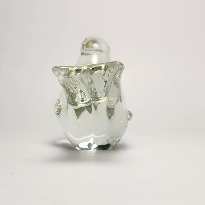 Interpur - Clear Glass Bird Figurine