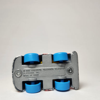 Playskool - Sesame Street Die Cast Car Big Bird Popcorn Machine 1983