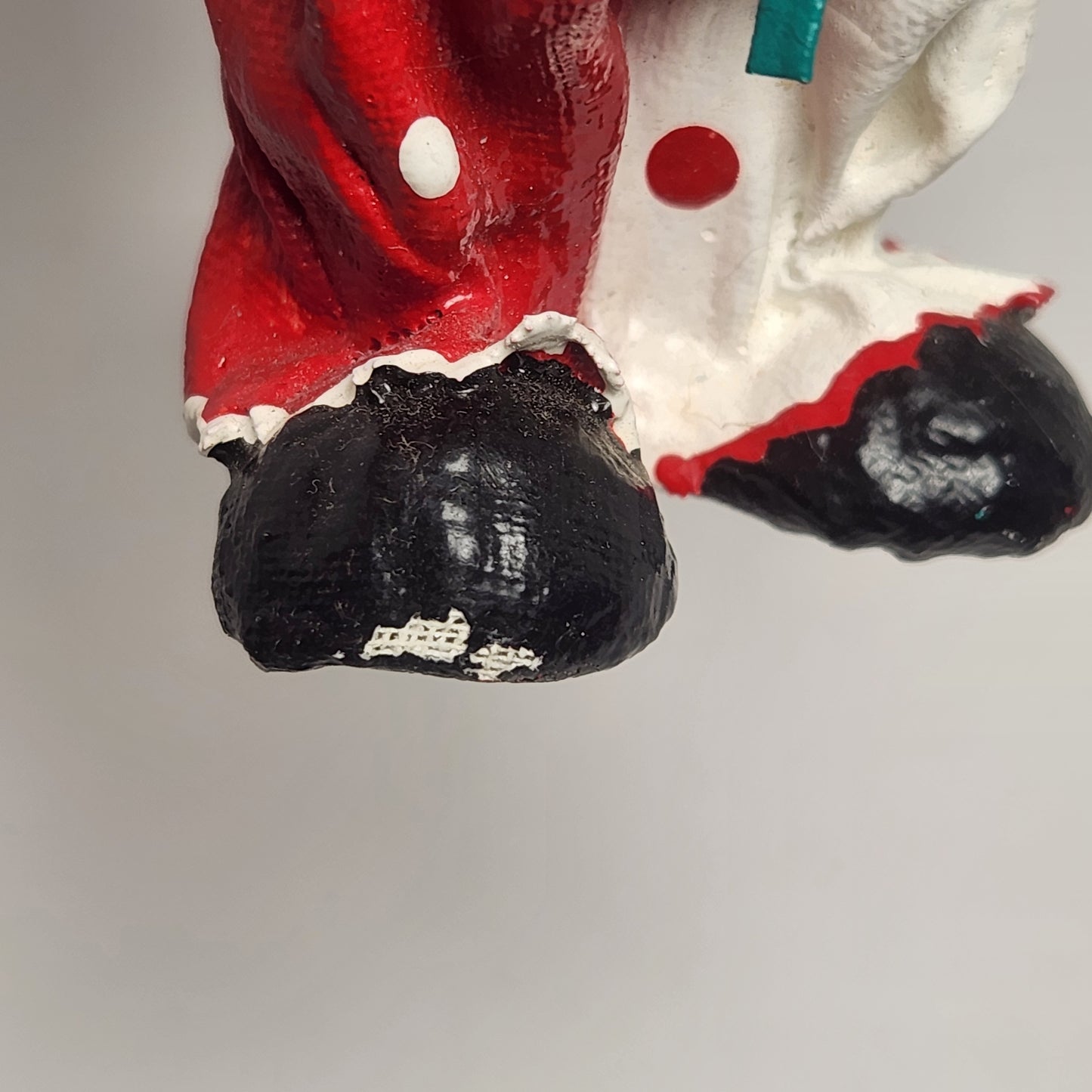 Handmade Paper Mache Clown with Balloons