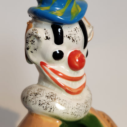 Enesco - Porcelain Clown Ashtray Figurine