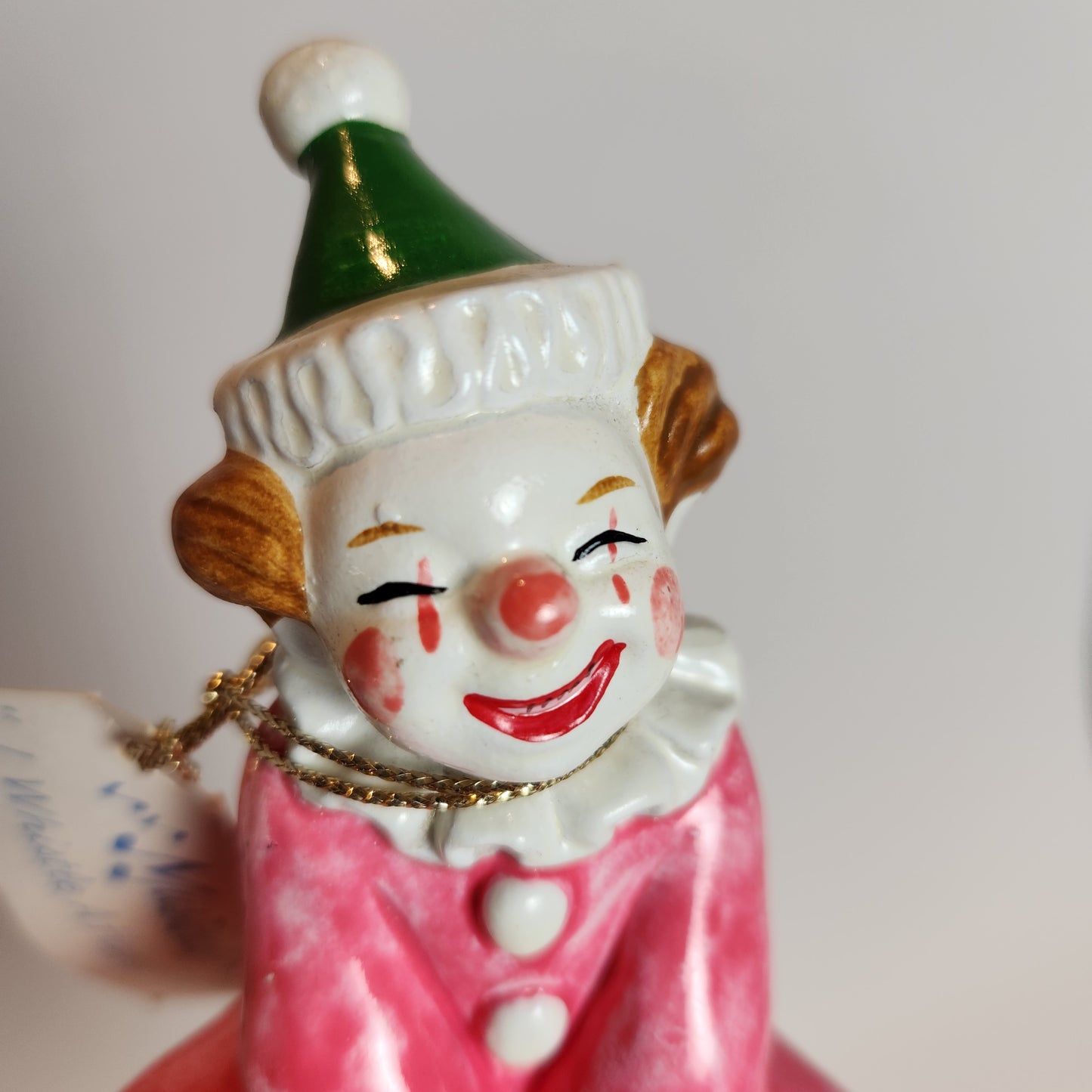 Gift World of Gorham - Ceramic Clown on Gold Ball Rotating Music Box