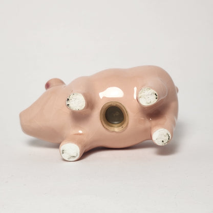 Pink and Gray Pigs Salt and Pepper Shaker Set