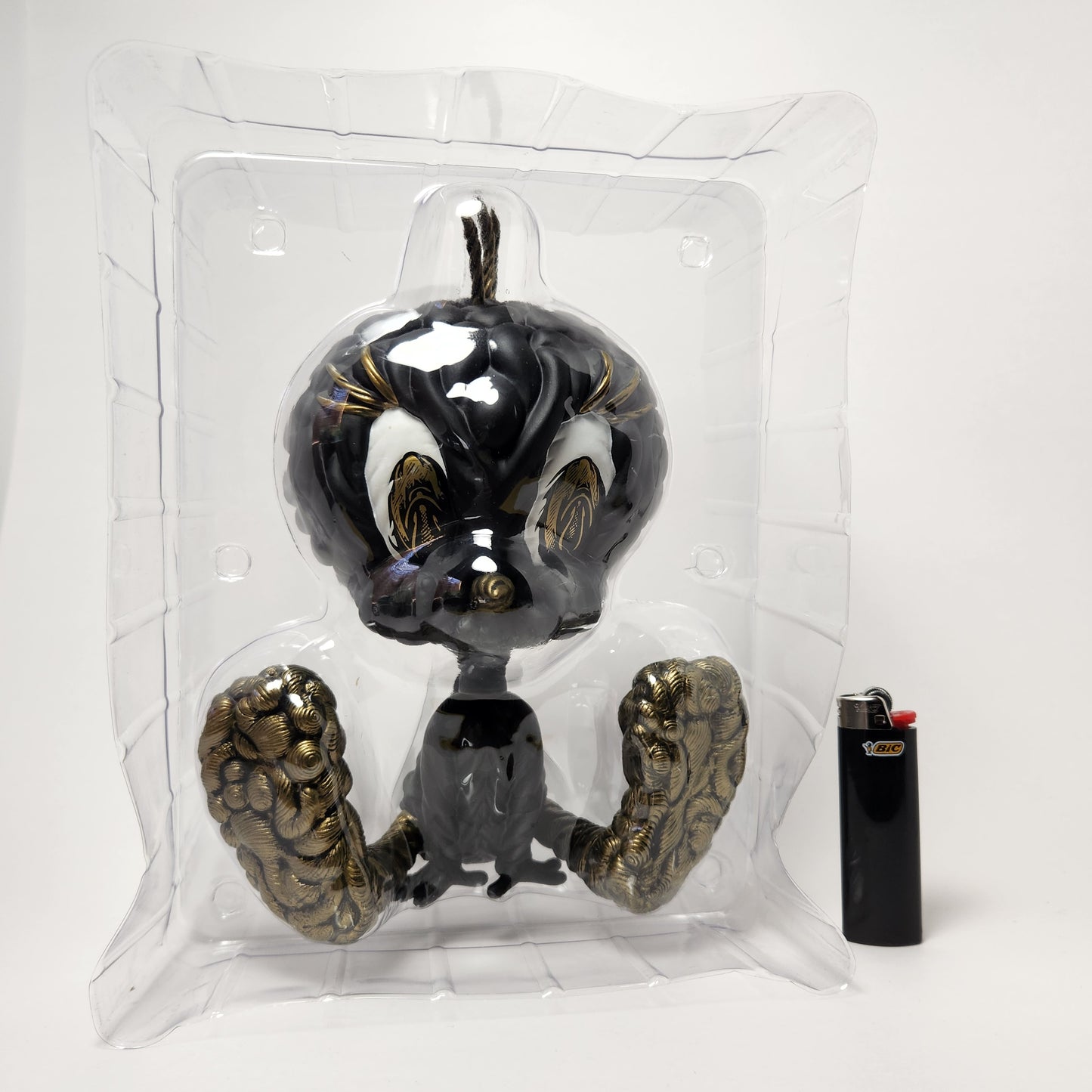 Kidrobot - Mark Dean Veca - Looney Tunes Tweety Bird (Black & Gold) 2015