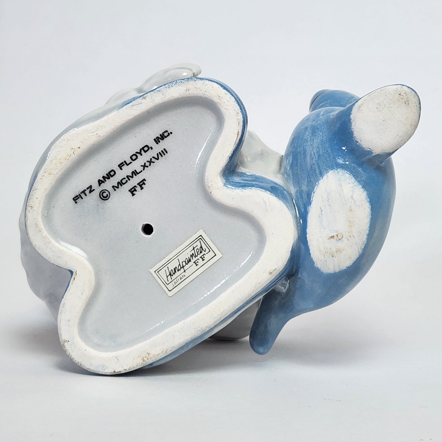 Fitz and Floyd - Clown with Seal Candle Holder 1978