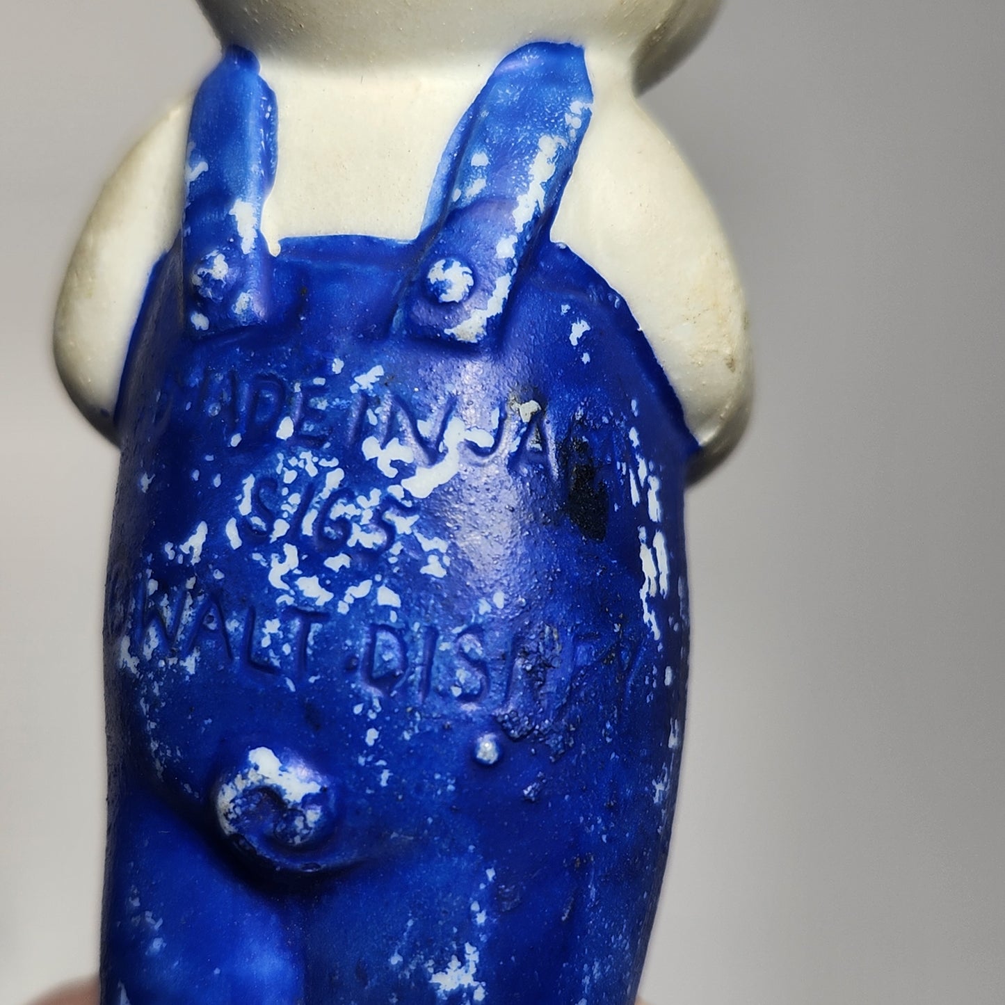 Walt Disney - Porcelain Bisque Three Little Pigs Band Figurines 1930s