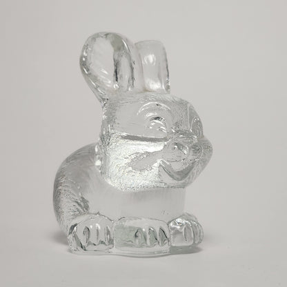 Goebel - Lead Crystal Rabbit Figurine 1980s