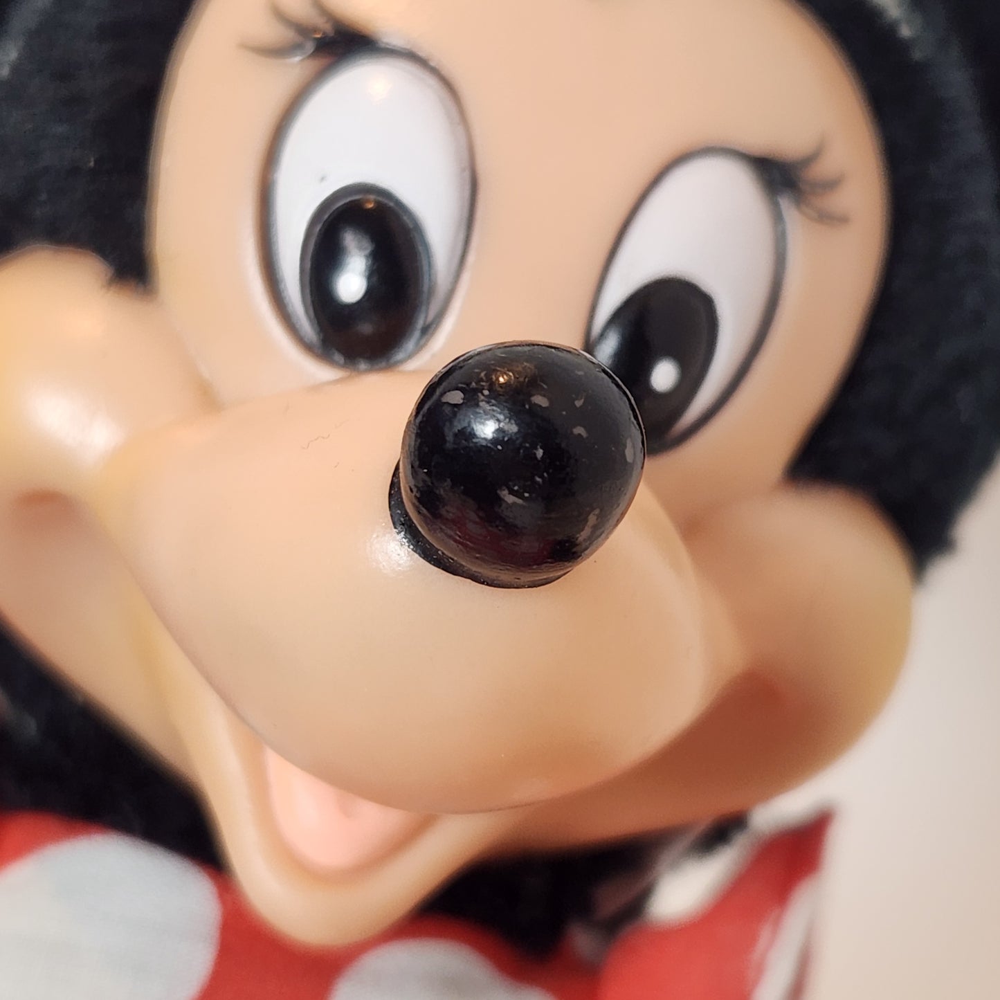 Walt Disney Productions - Applause - Minnie Mouse Plush Doll with Polka Dot Dress 1981
