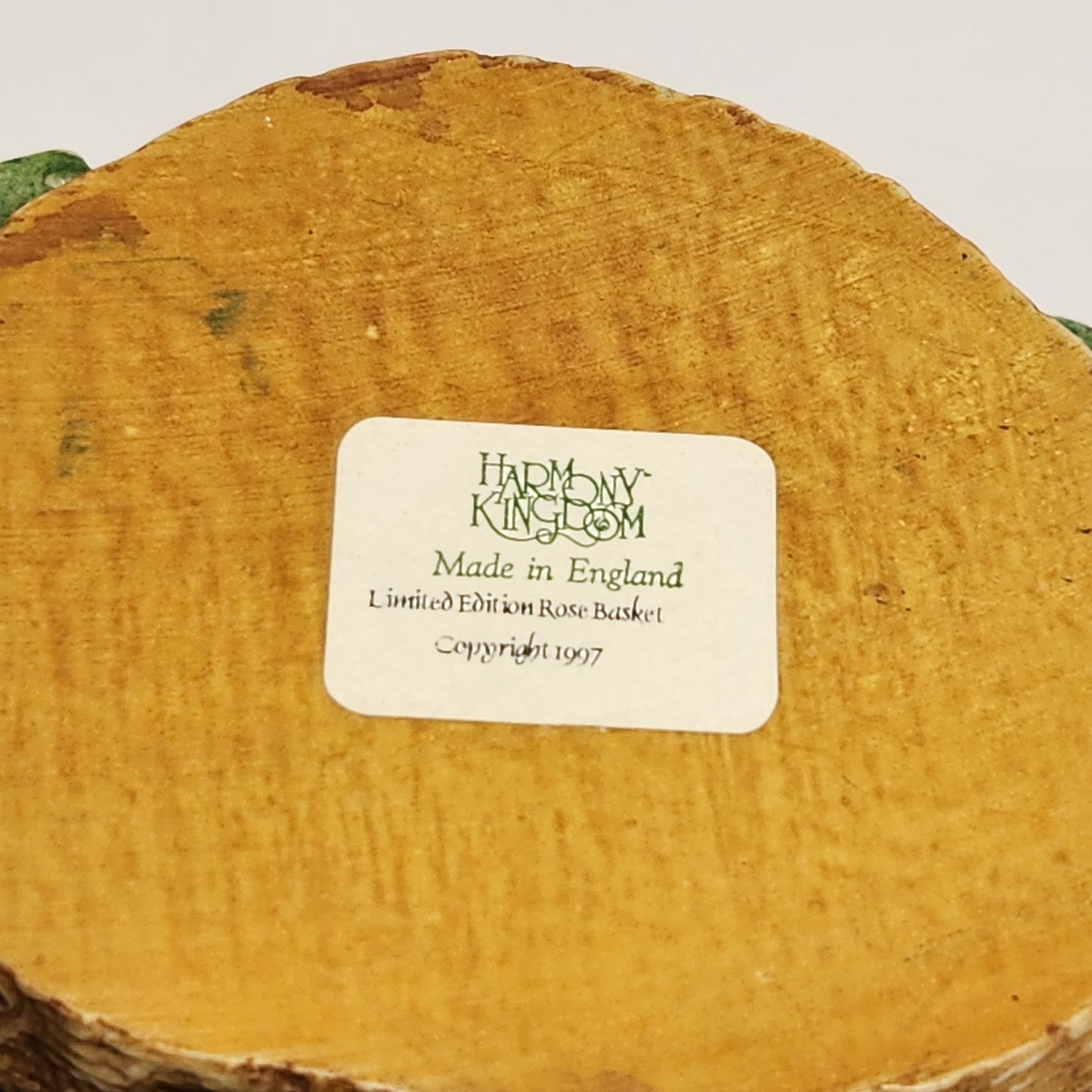 Harmony Kingdom - Martin Perry - Rose Basket Trinket Box 1997