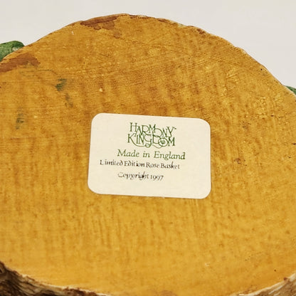 Harmony Kingdom - Martin Perry - Rose Basket Trinket Box 1997