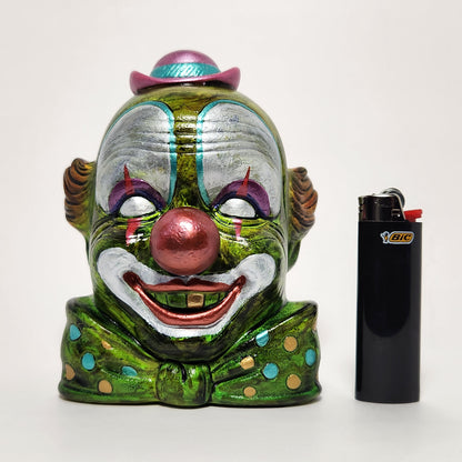 Blvck Oatmeal - "Infectious Laughter" Ceramic Enesco Clown Figurine 2026 (CUSTOM)