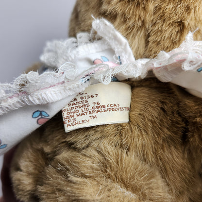 Raikes Originals - Robert Raikes - Rabbit with Wooden Face Plush Doll 1988