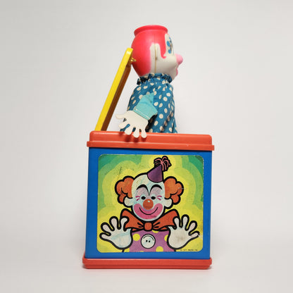 Mattel - Wind-Up Jack in the Music Box Toy 1976