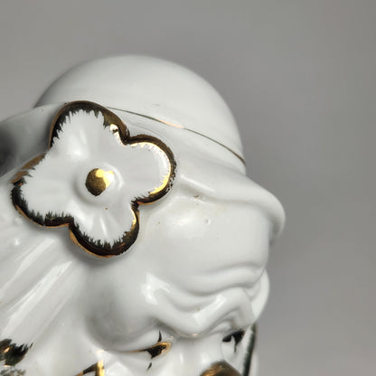 GOT - Porcelain White and Gold Clown Head Bust Figurine