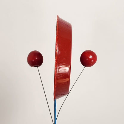 US Metal Toy Manufacturing Company - Tin Lithographed Clown Noisemaker Toy