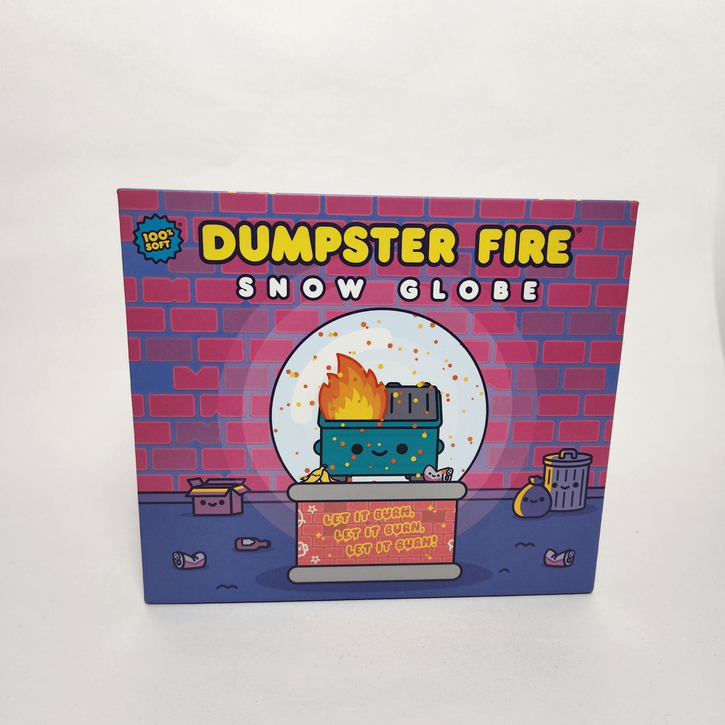 100% Soft - Dumpster Fire Snow Globe - NEW!