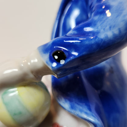Ceramic Clown on Unicycle Figurine