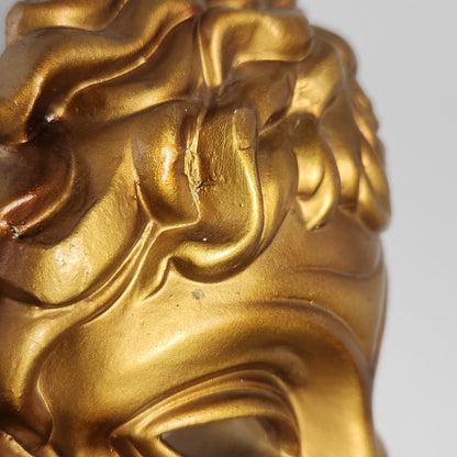 Ucagco - Comedy and Tragedy Gold Theater Masks Set of 2