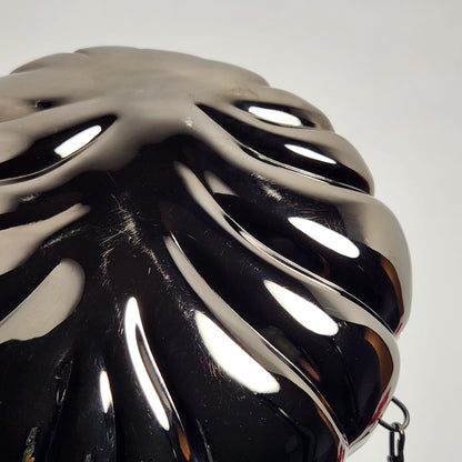 Columbine - Black Lion's Head Hard Shell Crossbody Bag