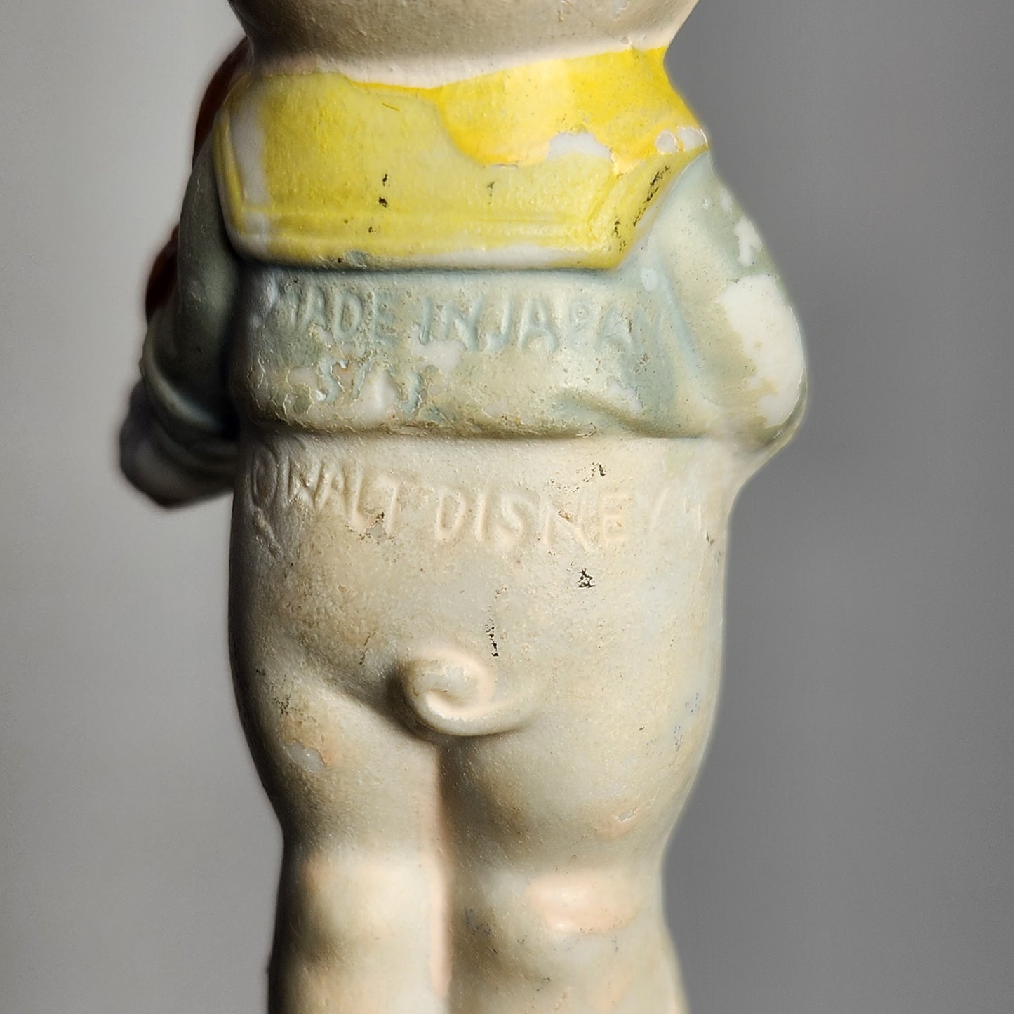 Walt Disney - Porcelain Bisque Three Little Pigs Band Figurines 1930s