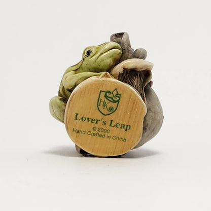 Harmony Kingdom - Sherman Drackett - Lover's Leap Frog Trinket Box 2000