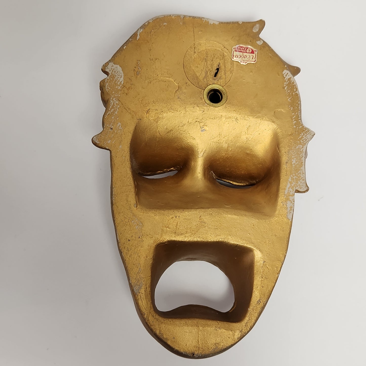 Ucagco - Comedy and Tragedy Gold Theater Masks Set of 2