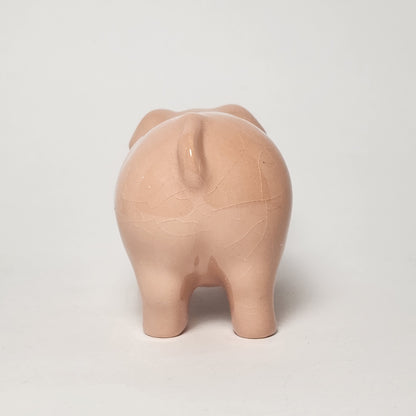 Pink and Gray Pigs Salt and Pepper Shaker Set