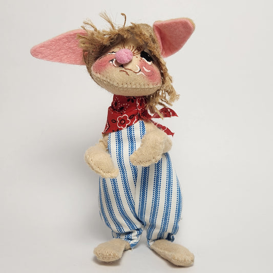 Annalee Mobilitee Country Rabbit Doll 1965