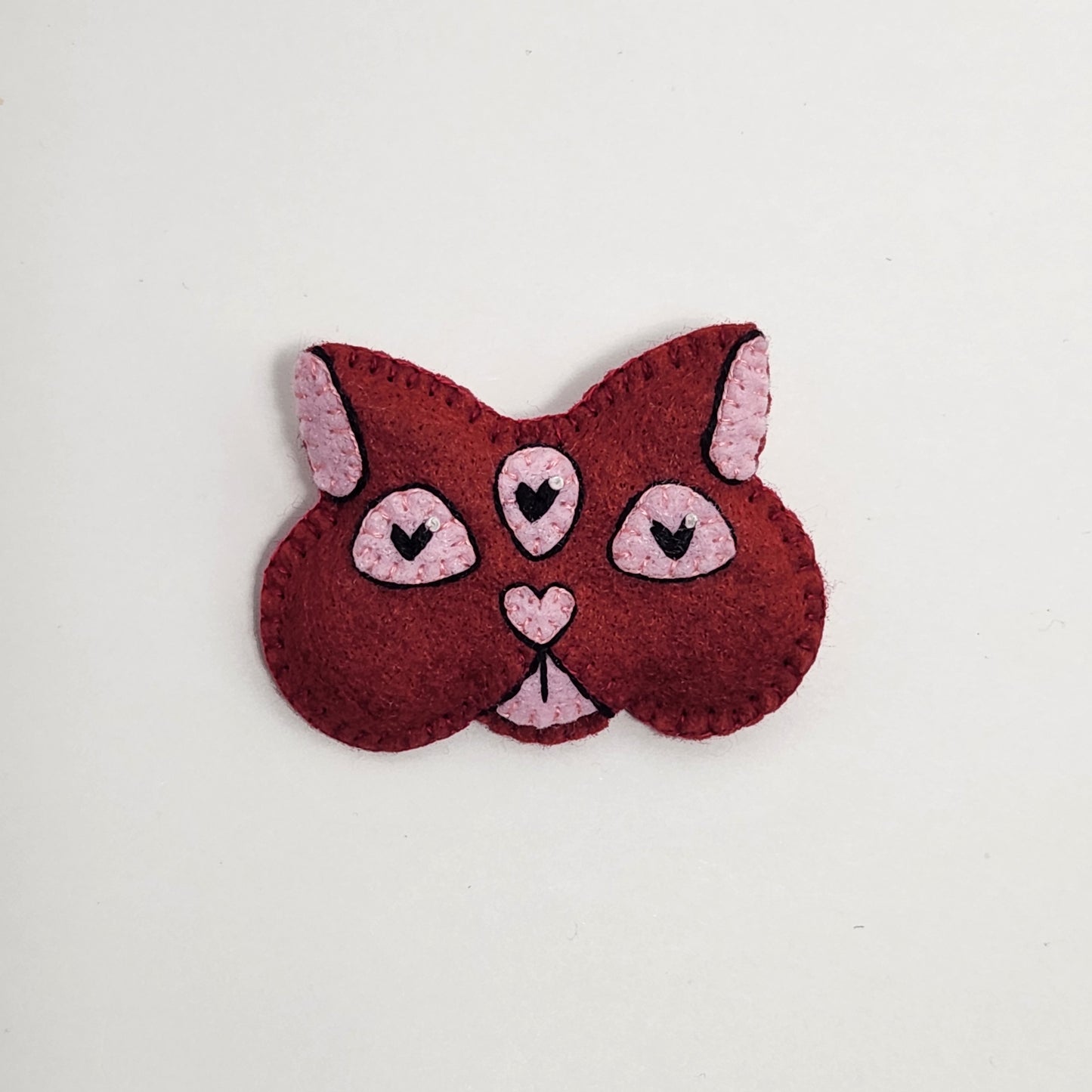 BANGcreated! - Love Cats 1.75" x 2.25" Felt Pin
