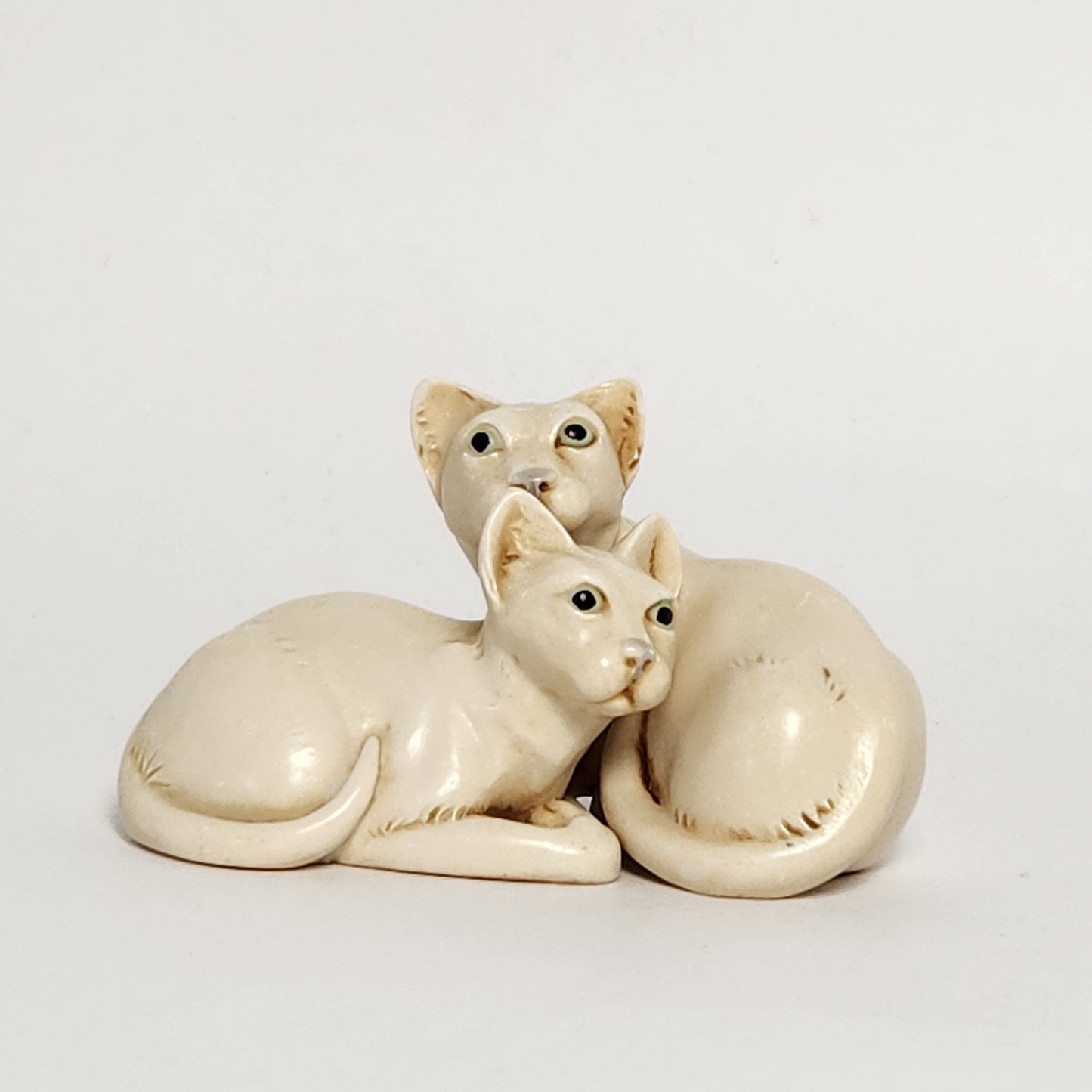 Harmony Kingdom - Adam Binder - Marie and Pierre Cat Figurines 2001