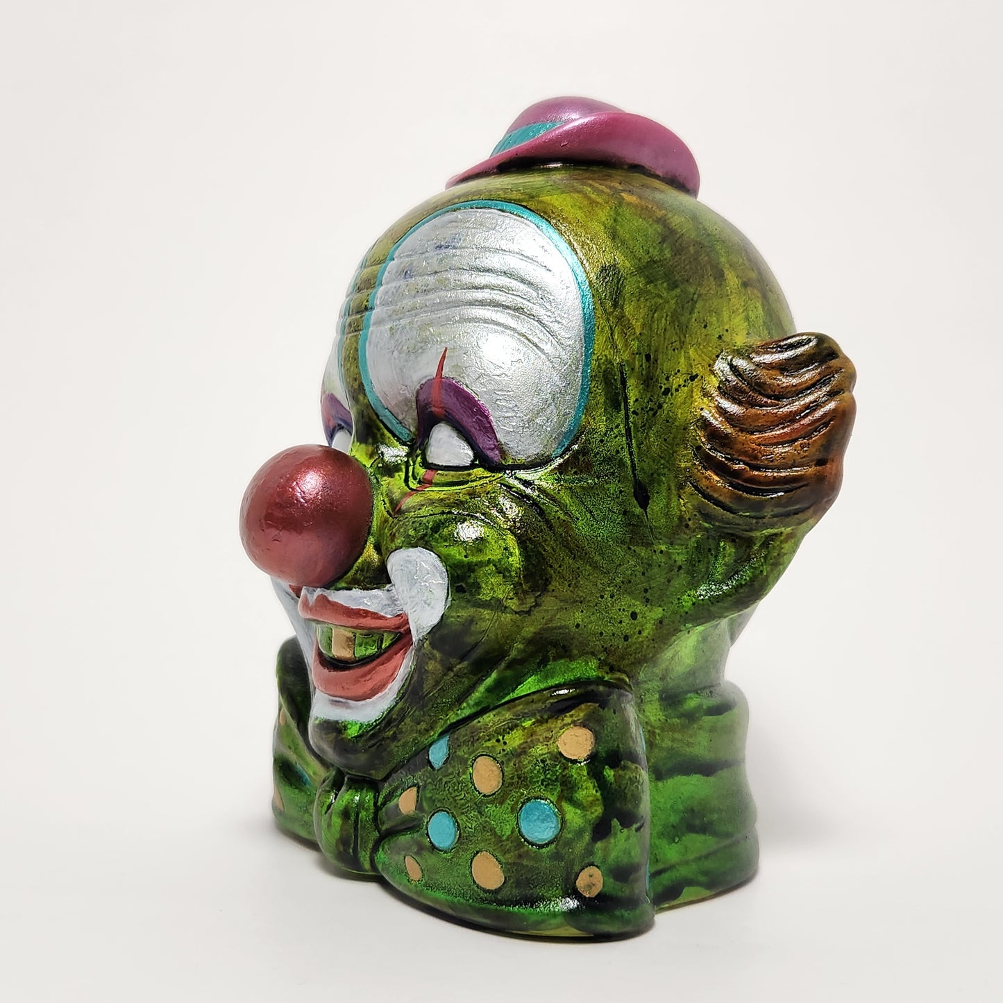 Blvck Oatmeal - "Infectious Laughter" Ceramic Enesco Clown Figurine 2026 (CUSTOM)