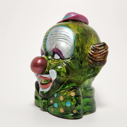 Blvck Oatmeal - "Infectious Laughter" Ceramic Enesco Clown Figurine 2026 (CUSTOM)