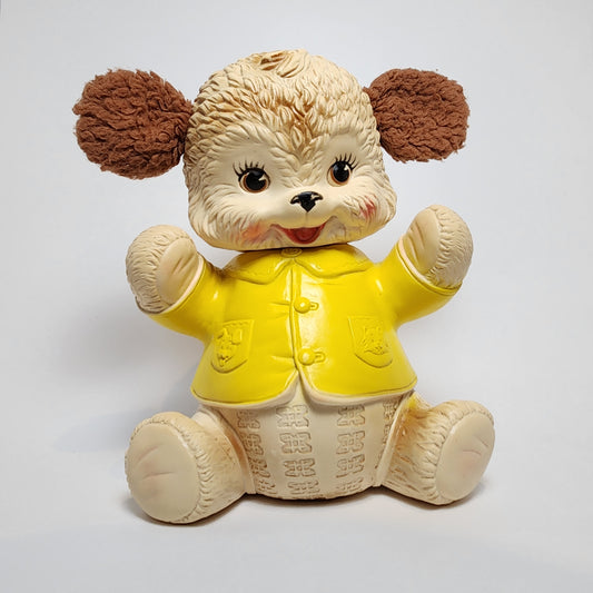 Arrow Rubber and Plastics Corporation - Edward Mobley - Yellow Bear Rubber Squeak Toy 1962