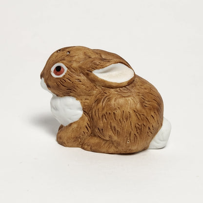 Crowning Touch - Porcelain Bisque Rabbit Salt and Pepper Shaker Set
