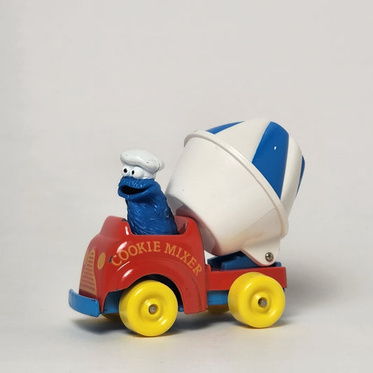Playskool - Sesame Street Die Cast Car Cookie Monster Mixer Truck 1982