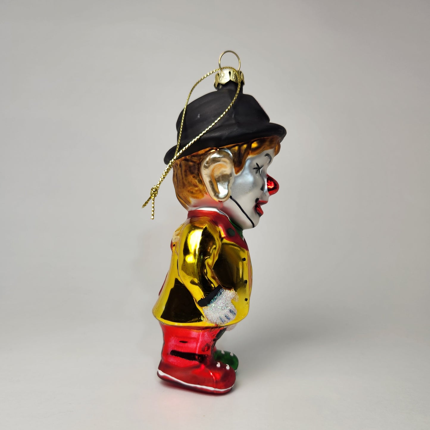 Archie McPhee - J.P. Patches Clown Glass Ornament 2010s