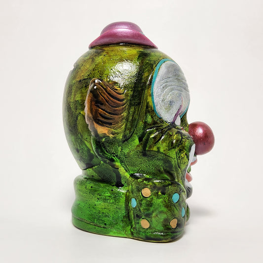 Blvck Oatmeal - "Infectious Laughter" Ceramic Enesco Clown Figurine 2026 (CUSTOM)