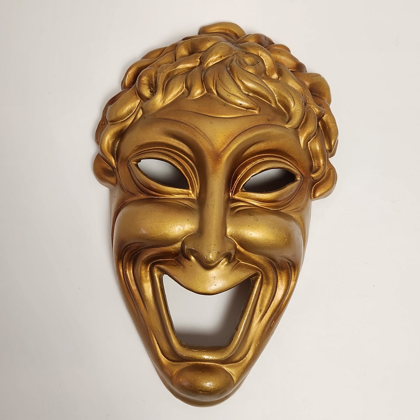 Ucagco - Comedy and Tragedy Gold Theater Masks Set of 2
