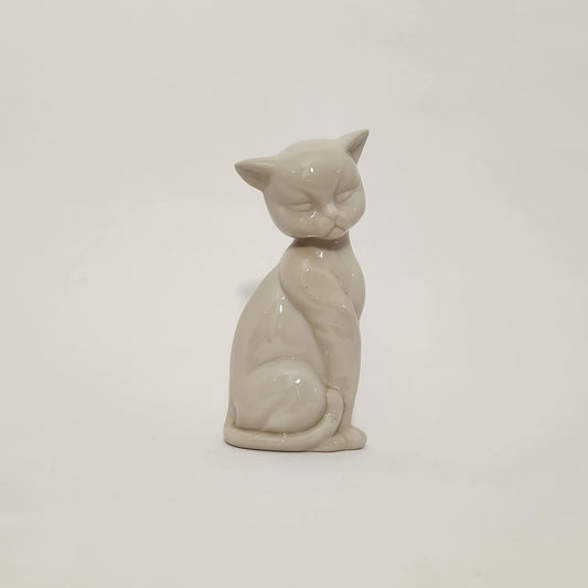 Enesco - Porcelain White Cat Figurines Set of 2