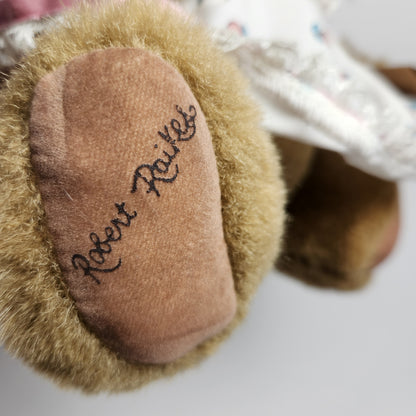 Raikes Originals - Robert Raikes - Rabbit with Wooden Face Plush Doll 1988