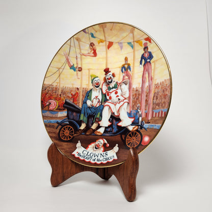 Ringling Bros. - Franklin Moody - Barnum & Bailey Circus Clowns Collector Plate 1982 (NO COA)