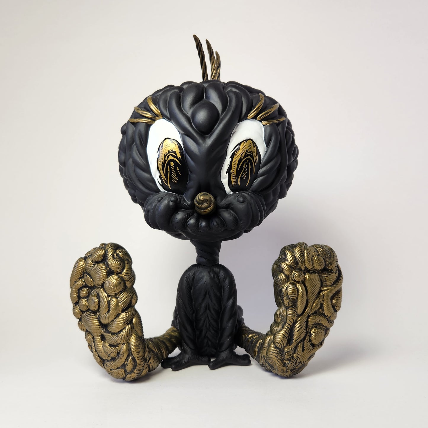 Kidrobot - Mark Dean Veca - Looney Tunes Tweety Bird (Black & Gold) 2015