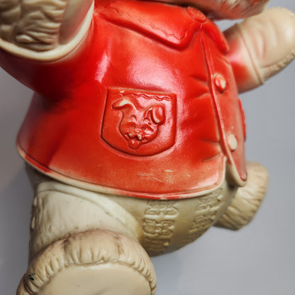 Arrow Rubber and Plastics Corporation - Edward Mobley - Red Bear Rubber Squeak Toy 1962