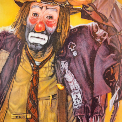 The Stratford Collection - Robert Blottiaux - Emmett Kelly Clown Collector Plate 1981 (NO COA)