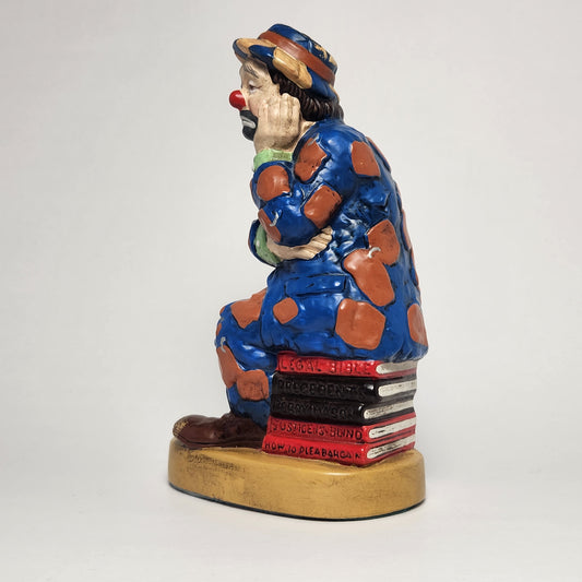 Emmett Kelly Jr. - Dave Grossman - Porcelain Clown Lawyer Figurine 1988