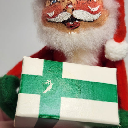 Annalee Mobilitee Dolls - Santa Claus Doll with Present 1981