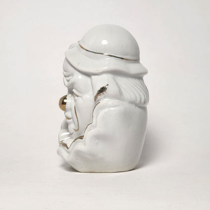 GOT - Porcelain White and Gold Clown Head Bust Figurine