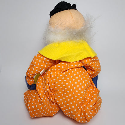 Annalee Mobilitee Orange Polkadot Clown Doll 1971