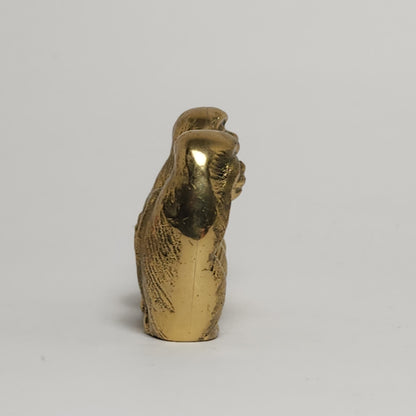 Three Wise Monkeys Brass Figurine